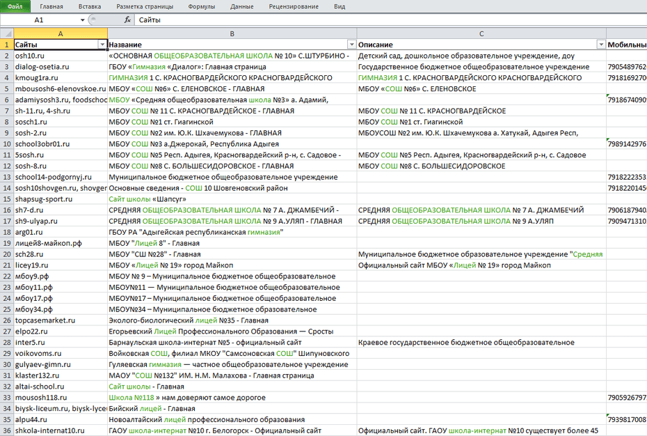 secondary education в россии