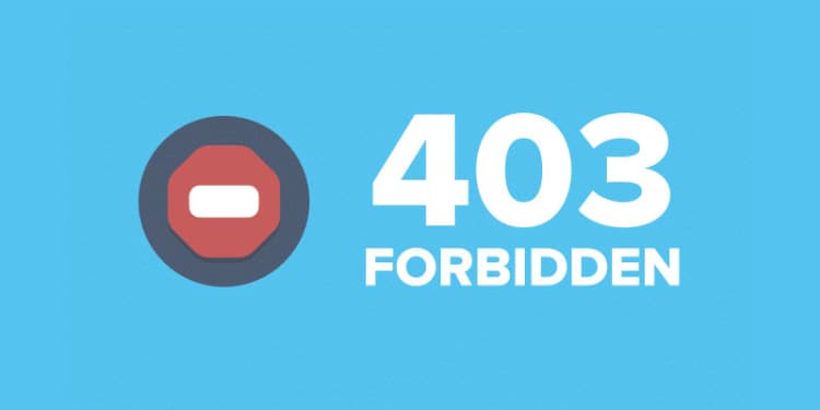 Ошибка 403 Forbidden Error